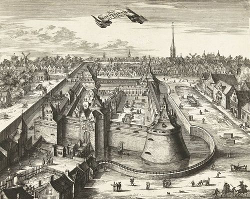 Slot Vredenburg à Utrecht en prospérité, avant 1577