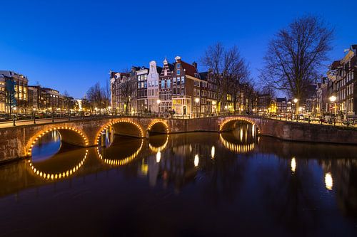 The blue hour of Amsterdam
