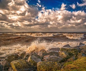 Storm bij Urk