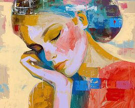 Portrait modern by Abstract Painting