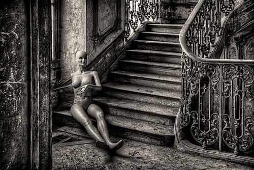 Etalage pop in trappenhuis