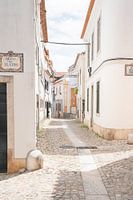 White Street in Cascais, Portugal