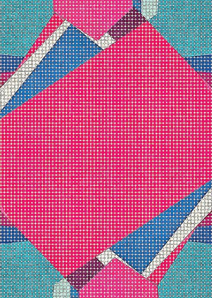 Mehrfarbige experimentelle Kopfschmerzen 25 von Dorothy Berry-Lound