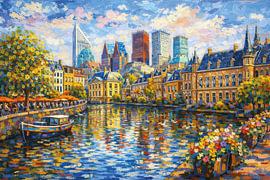 The Hague, Netherlands painting. by Johannes
