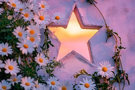 Starlight through flower frames by Poster Art Shop