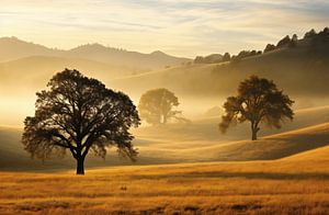 Morgennebel im Herbst