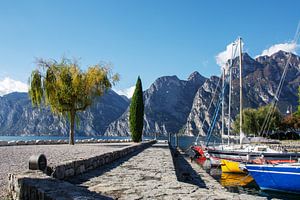 Hafen von Torbole am Nordufer Gardasee