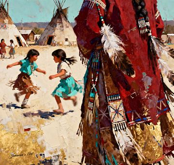 Children of the Morning Sun by Johannas Art Creations