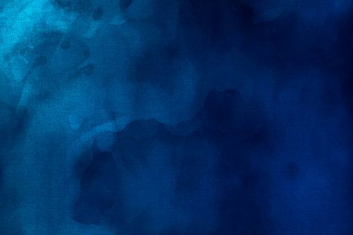 Indigo Ozean, moderne Abstraktion in Blau Grün von FRESH Fine Art