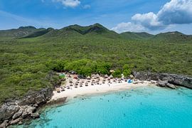 Curacao - Drone shot of Kleine Knip by Keesnan Dogger Fotografie