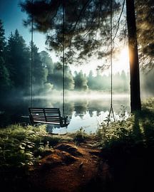 Morgens am See