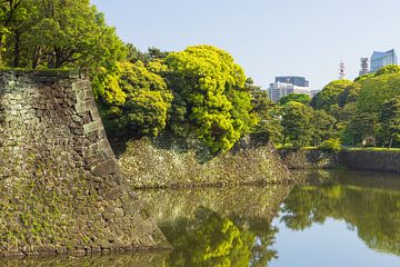 Tokio Keizerlijk Paleis en Nationale Tuin Kokyo (Japan) van Marcel Kerdijk