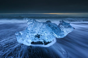 Eisskulptur, Island