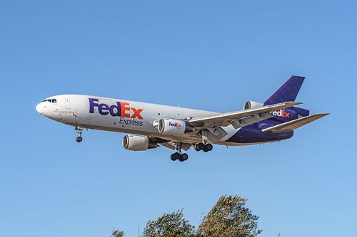 Fedex McDonnell Douglas DC-10 (N381FE) bij LAX.