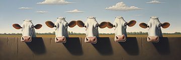 Cow You Doin'? van ARTEO Schilderijen