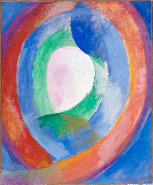 Formen circulaires; lune no. 1, Robert Delaunay von Meisterhafte Meister