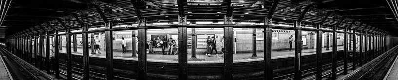 Panorama New York City Subway by Eddy Westdijk