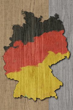 Germany in Wood: An Artistic Wood Map