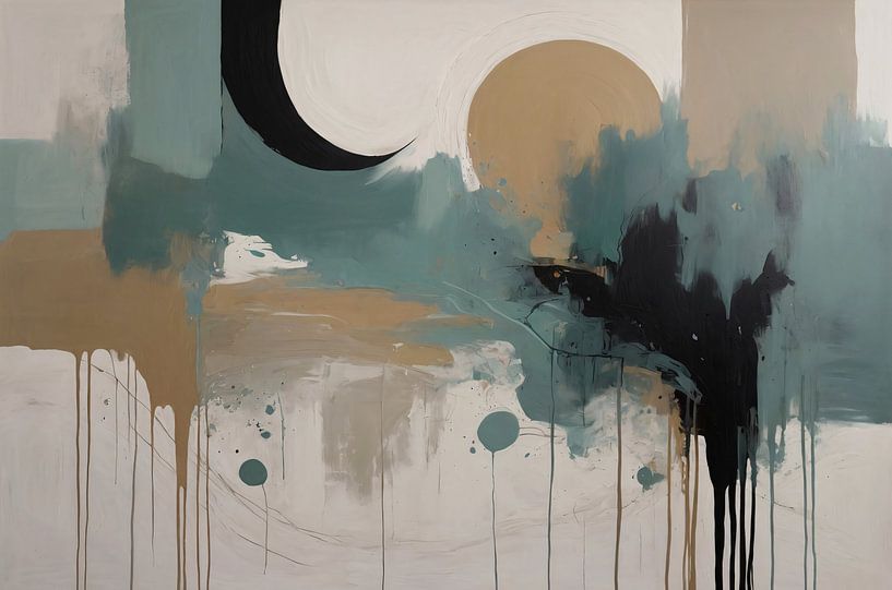 Farbdynamik und organische Textur von Art & Soul Creations