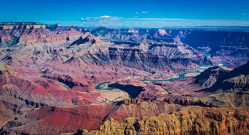 Coule le fleuve Colorado dans le Grand Canyon sur Rietje Bulthuis