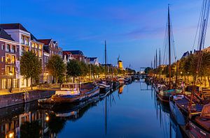 Soirée à Delfshaven, Pays-Bas