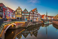 Historischer Hafen in Stade, Deutschland