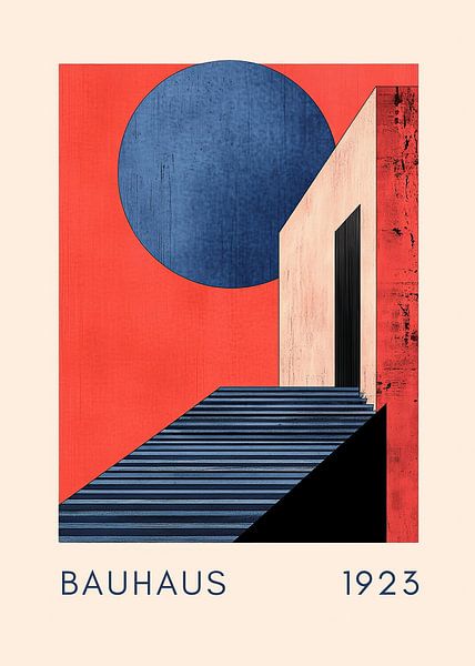Bauhaus 1923 Abstrakt Ausstellungsplakat von Niklas Maximilian
