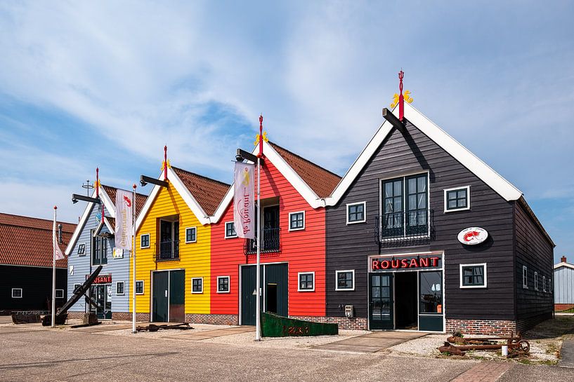 Port houses Rousant in Zoutkamp by Evert Jan Luchies