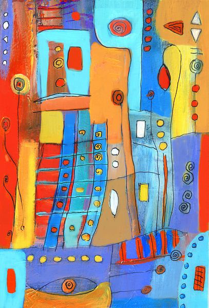 coloured night by Claudia Gründler