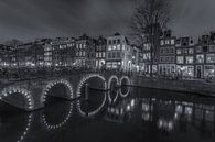 Amsterdam by Night - Herengracht en Herenstraat - 2 van Tux Photography thumbnail