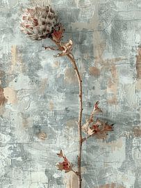 Botanical element in Japandi style by Japandi Art Studio