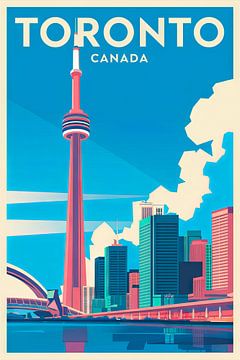 Toronto, Canada by Poster Art Shop