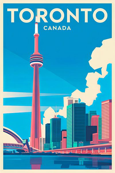 Toronto, Canada by Poster Art Shop
