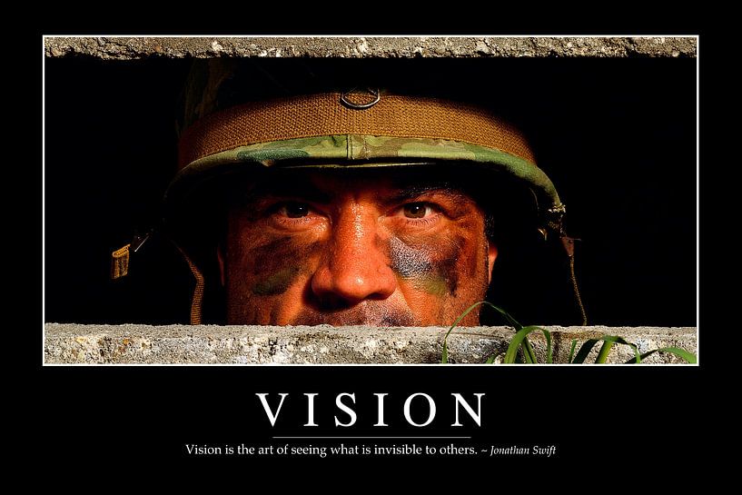 STK107222M-Vision: Inspirierendes Zitat und Motivationsposter von Stocktrek Images