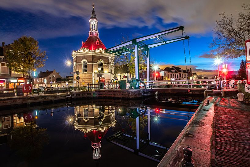 Leidschendam la nuit. par Frank Slaghuis