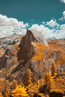 Le demi-dôme de Yosemite en infrarouge