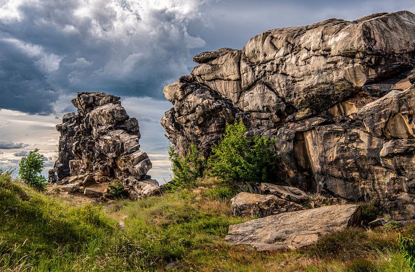 Mountains in the Harz by Ria Overbeeke