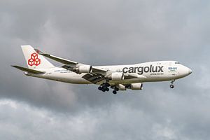 Cargolux Airlines Boeing 747-400 with special livery. by Jaap van den Berg