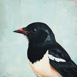 Bird portrait natural living style