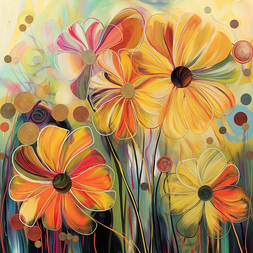 Colourful flowers
