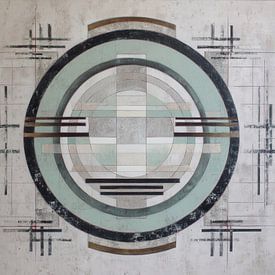 Circle of Calm Rhythms and Lines by Eye catching paintings