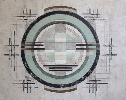 Circle of Calm Rhythms and Lines by Eye catching paintings