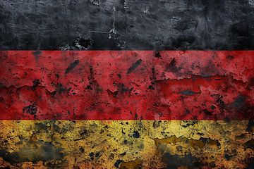 Vlag Duitsland van fernlichtsicht