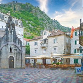 Saint Luke’s Church in Kotor van Rene van Heerdt