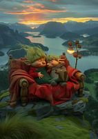 Trolle über den Fjorden – Magische Träume