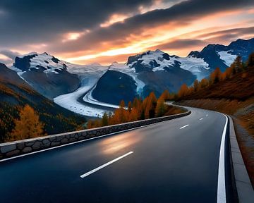Passeport d'hiver à la lumière du soir sur Jean Pierre