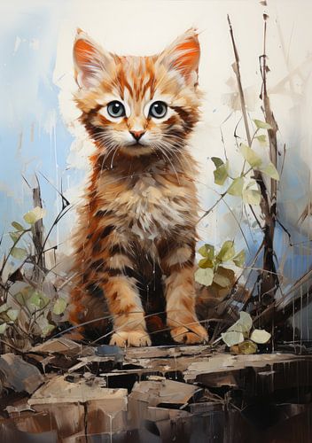 Kattenposterdruk "Cleo"