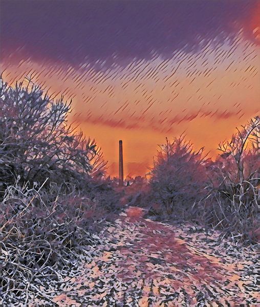 Renkum brick factory painting by Valleifoto Art
