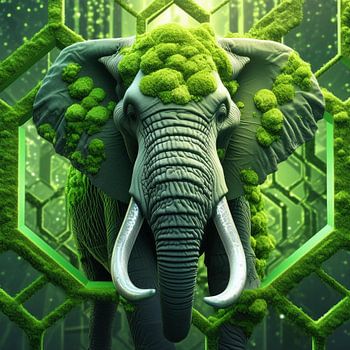 #groene muur #haal de natuur in huis #olifant mos