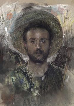 Antonio Mancini - Zelfportret van Peter Balan